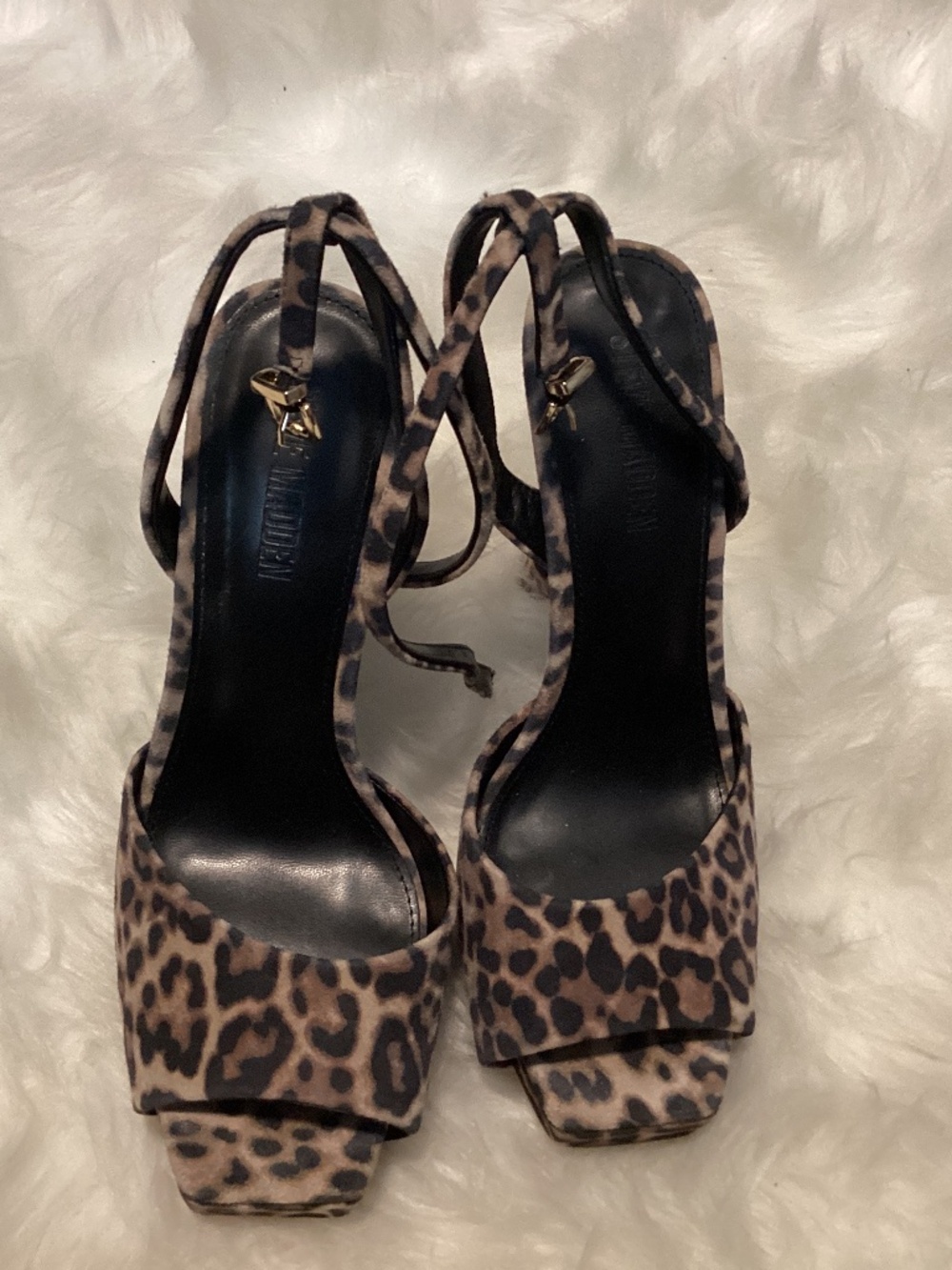 Steve Madden Leopard Heeled Sandal